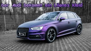 Wir Pimpen Diesen A3 Er Bekommt Von Vinylfrog Matte Russian Violet Vinyl Wrap Foliert