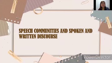ENGLISH DISCOURSE: Module 4- DISCOURSE AND SOCIETY