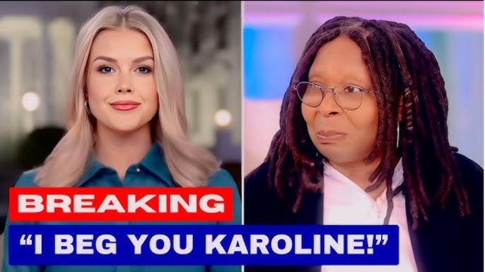 Whoopi Goldberg PUBLICLY BEGS to Karoline Leavitt after she SPITS on Donald  Trump - YouTube