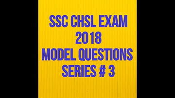 Ssc model paper||SSC EXAM  model questions paper|| SSC chsl EXAM 2018||ssc|| GK GURUMANTRA