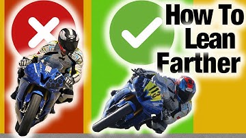Understand How To Lean Your Motorcycle Farther! If You