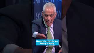 Emanuel: US military not ready for modern age Emanuel | GZERO World