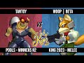 King 2023  tantoy captain falcon vs beta fox  pools  winners round 2