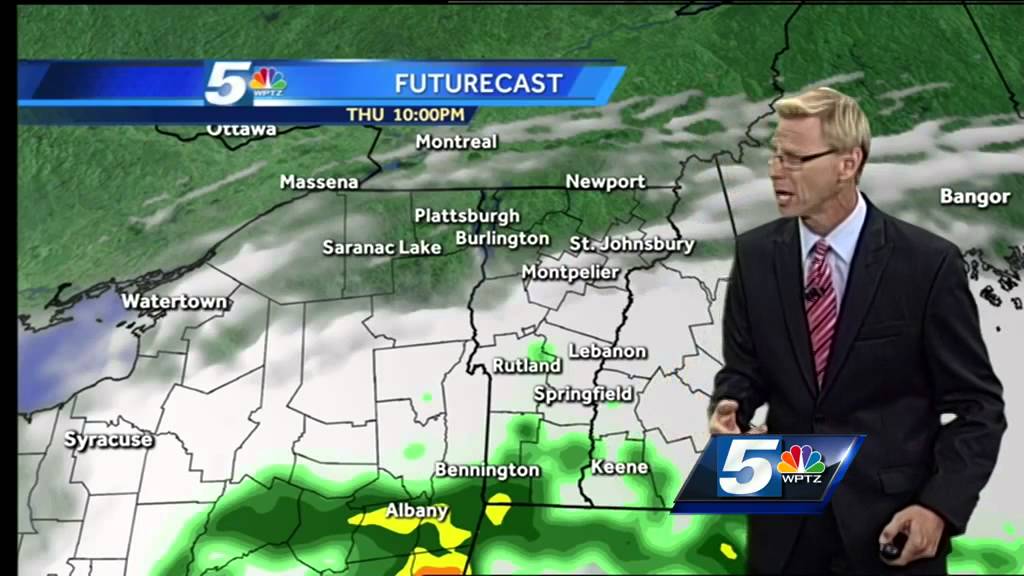 Tom Messner's WPTZ weather forecast YouTube