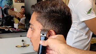 تدريج الشعر المنخفض✂️✂️✂️ تدريج من الاسفل للاعلى