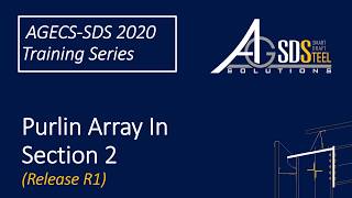 Agecs-Sds-2020-R1 Main Elements Tools - Purlin Array In Section 2 Basic Pro