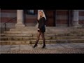 HOSIERY FASHION FILM: Pantyhose, MiniDress, Heels (4K)