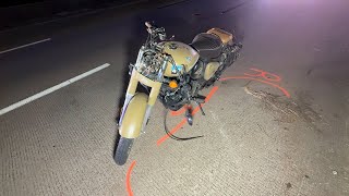 100225 I45 MOTORCYCLE FATAL CRASH i-45