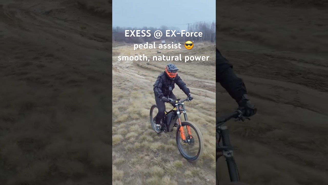 EXESS e-bike ⚡️ Ex-Force pedal assist — smooth, natural power 🚴‍♂️🔥