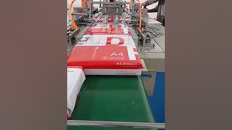 Automatic Coated Paper A4 Ream Wrapping Machine