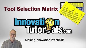 Tool Selection Matrix