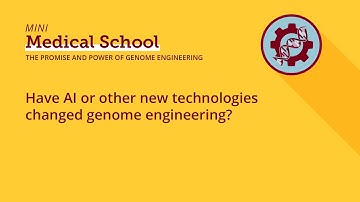Has Ai or other new technologies changed genome engineering?