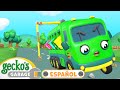 Vamos a limpiar la basura de las calles | 🐸 Garaje de Gecko | Carros para niños | Vídeos educativos