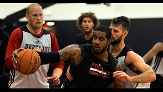 Portland Trail Blazers getting ready for the NBA Playoffs