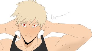 [Speedpaint] Katsuki Bakugo | Paint Tool Sai