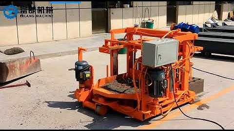 QTF40-3A mobile concrete block making machine