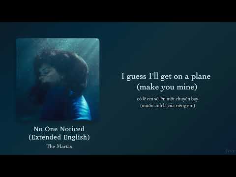 No One Noticed (Extended English) - The Marías (Lyrics Vietsub)