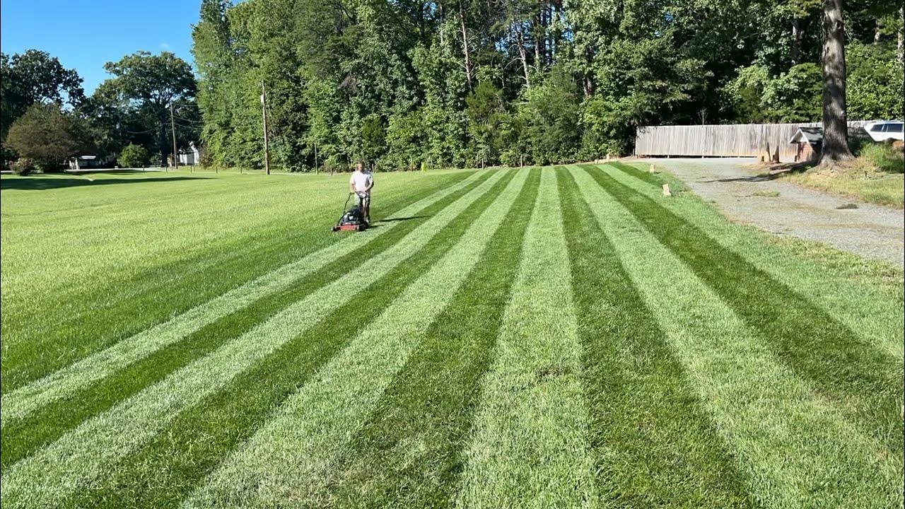 eXmark commercial 30 inch Big league stripe kit YouTube