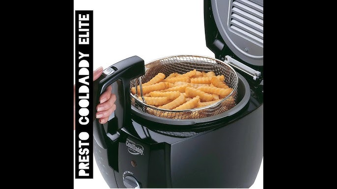 Presto® Cool Daddy® Cool-Touch Deep Fryer 05443, White 