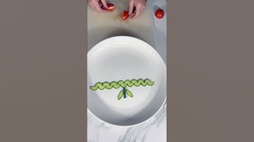 Plate decorative shape is easy to learn!# Fruit and vegetable modeling# Plate setting skills# Eatin