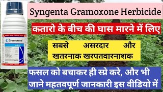 Syngenta Gramoxone Herbicide। Paraquat Dichloride 24%SL के बारे में पूरी जानकारी इस वीडियो में।