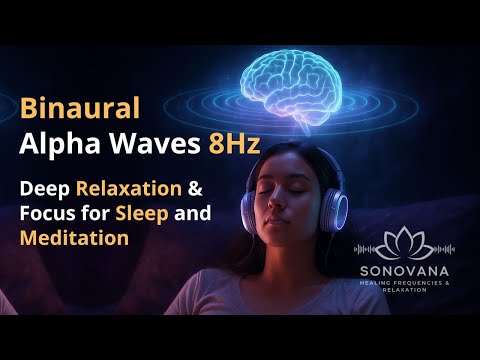Alpha Waves (8Hz) – Calm Focus & Deep Relaxation | Binaural Sound Therapy #alphawaves #8hz #tinnitus