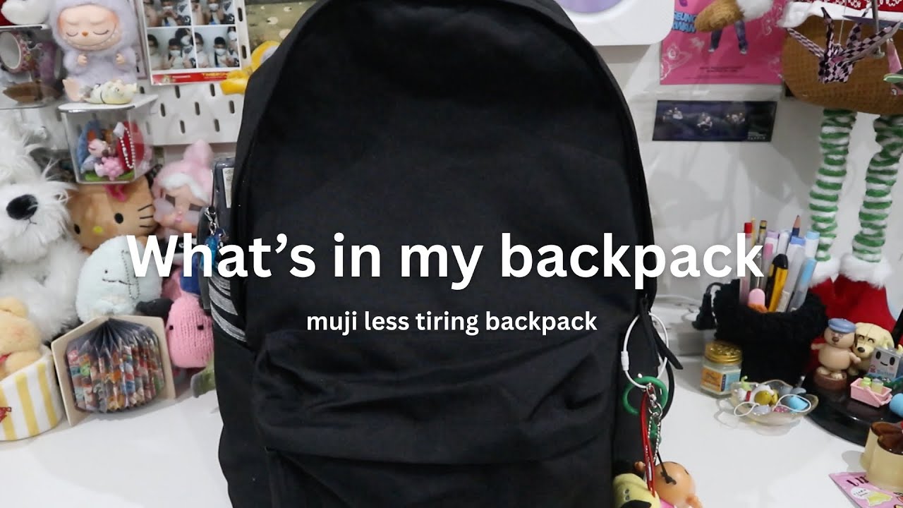 what's in my backpack as an over packer 📁 college diaries 01