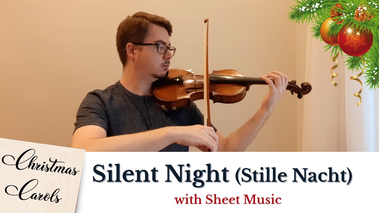 Christmas Carol: "Silent Night" for Violin