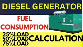 Diesel Generator Fuel Consumption ఎలా లెక్కించాలి? | Easy DG Set Fuel Calculation in Telugu