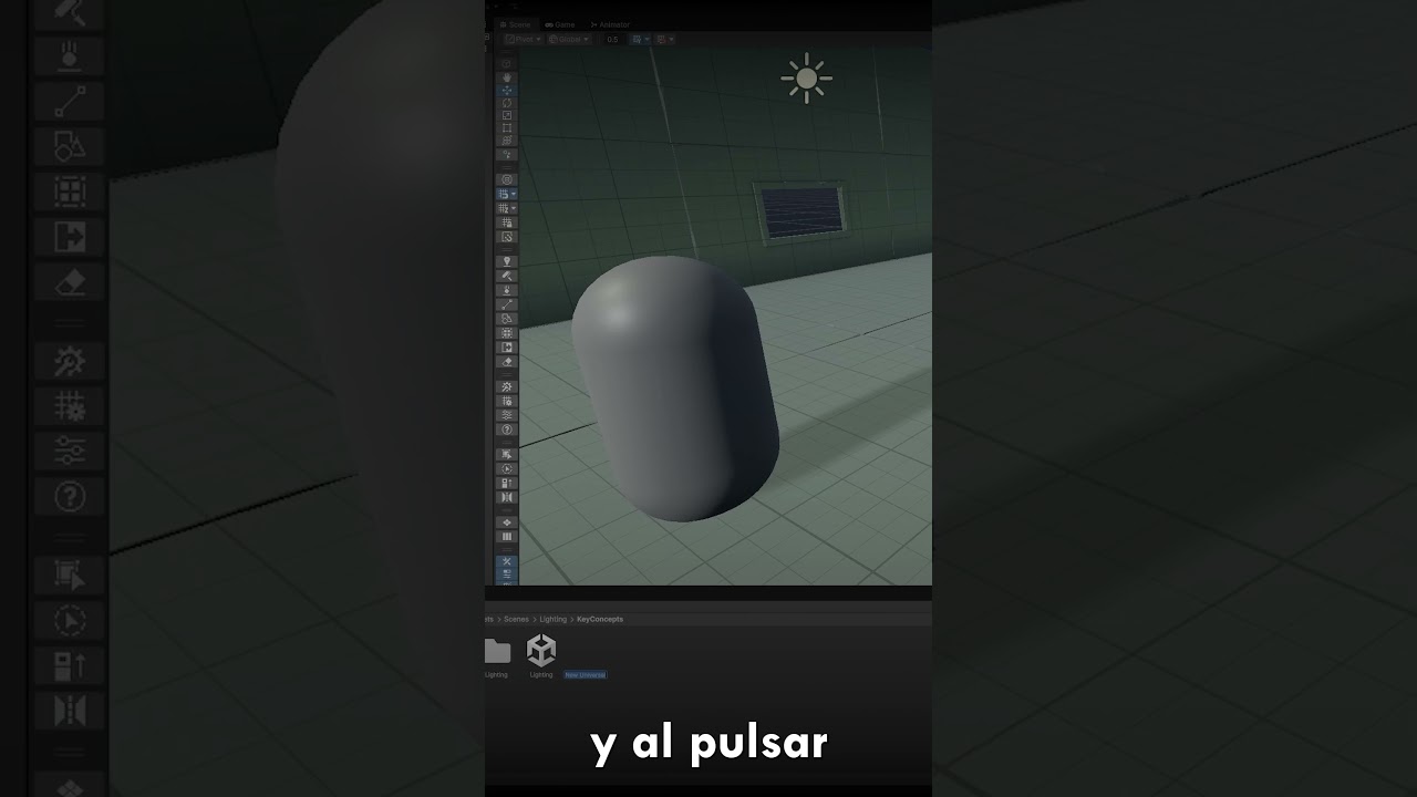 Configurando el Universal Render Pipeline Asset en Unity