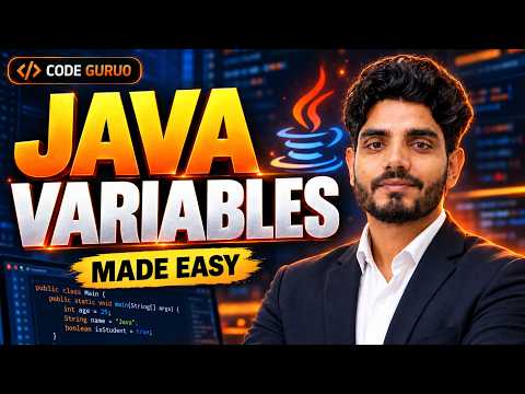 Java Variables Explained in 60 Seconds | Variables in Java for Beginners  #java #codeguru0