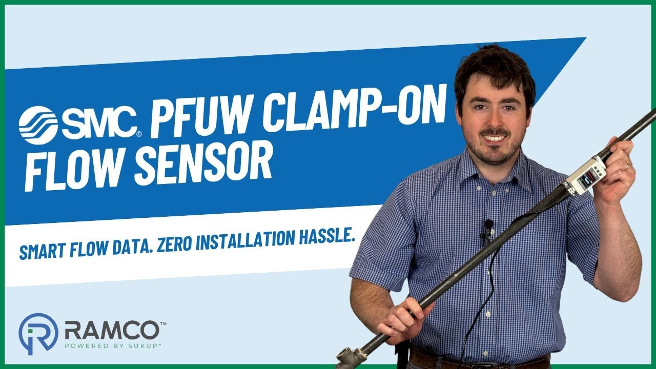 SMC PFUW Clamp-On Flow Sensor Demo | No Plumbing, No Downtime