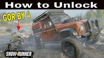 Snowrunner Season 7 How to Unlock the Gor by 4 New Truck location