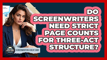 Do Screenwriters Need Strict Page Counts For Three-act Structure? - Screenwriter