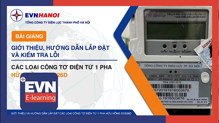 Hướng dẫn sử dụng công tơ hữu hồng
