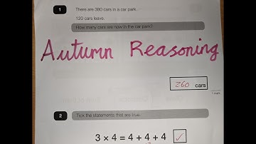 Year 4 - Autumn Reasoning Test Walkthrough