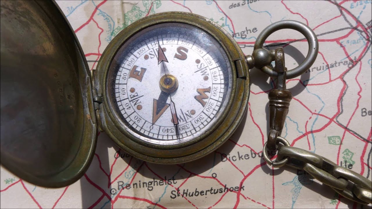 WWI Pocket Watch Compass 1918 YouTube
