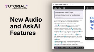 New Audio and AskAI Features