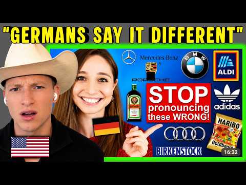 15 German Brands You Pronounce Wrong 🇩🇪 | American Reacts