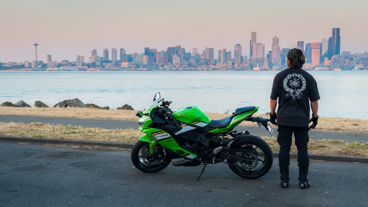 I bought the Ninja ZX4RR as my first bike! First ride from