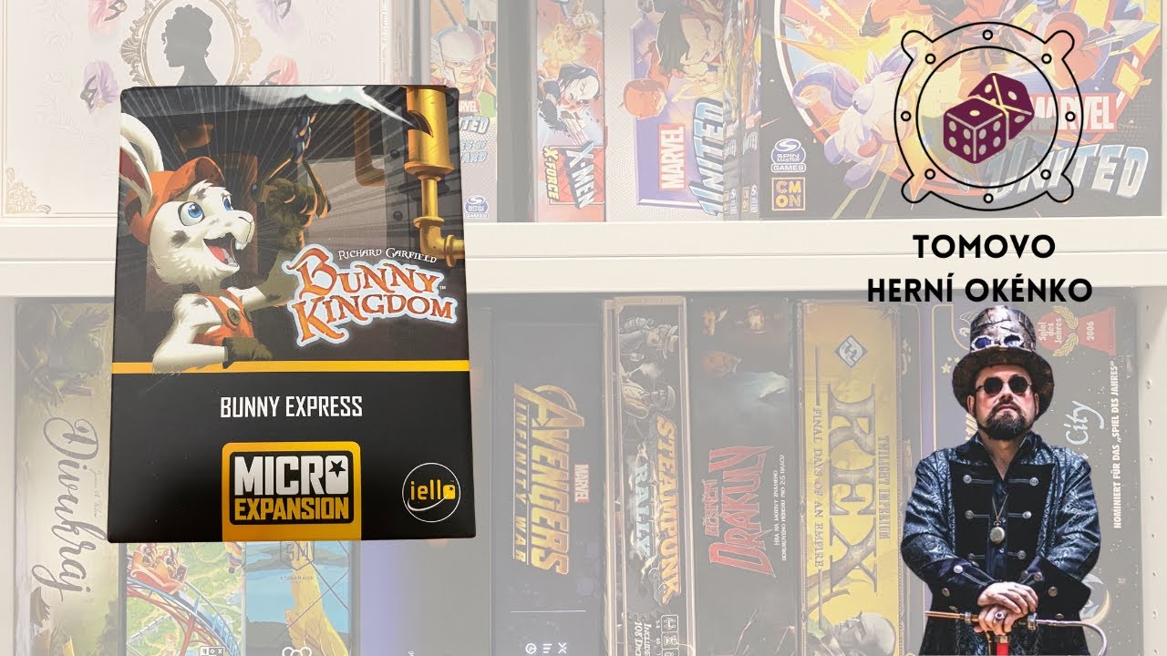BUNNY EXPRESS - Mini unboxing micro rozšíření ke hře Bunny Kingdom (Králíkovství)