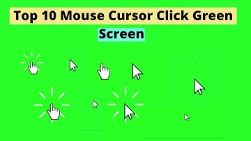 Mouse Cursor Click Green Screen ।। No Copyright