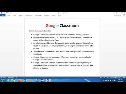 Google Classroom Tutorial Step - 1 - YouTube