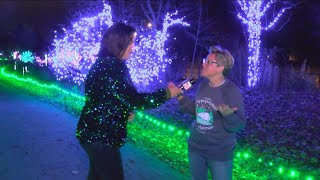 The lights are on at the Toledo zoo! Lights Before Christmas begins Friday night