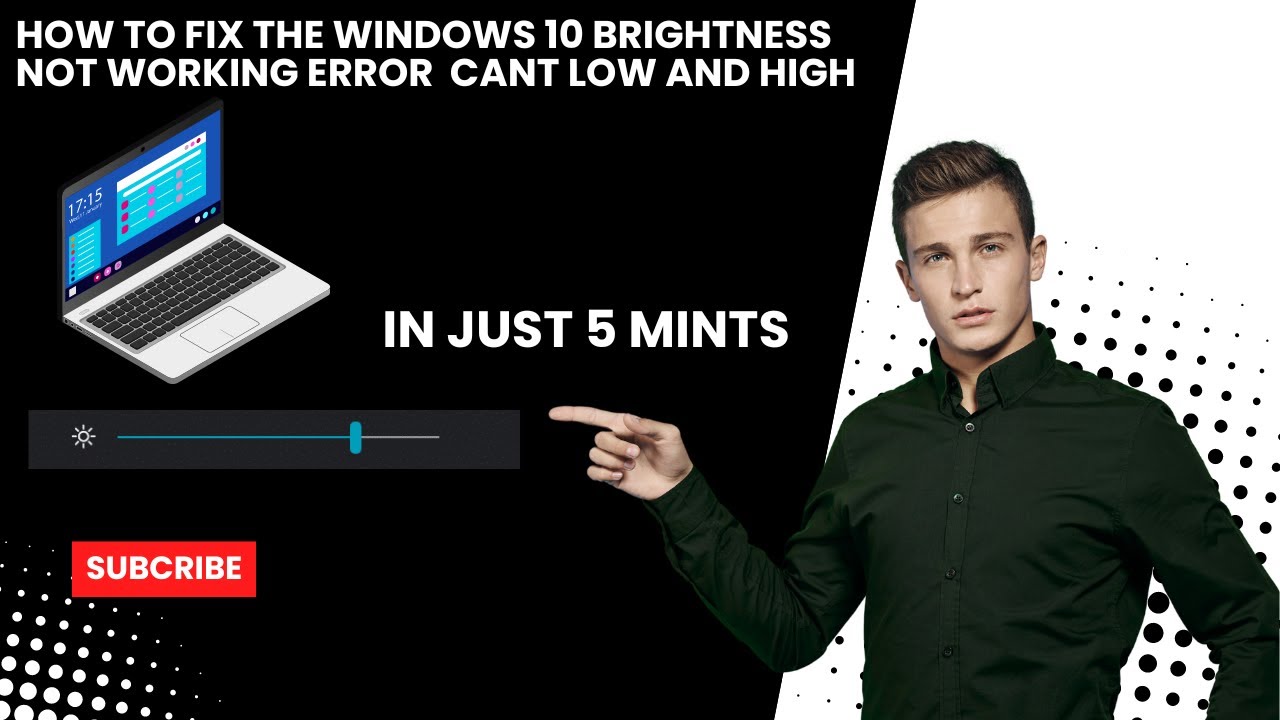 | How To Fix Windows 10 Brightness Control Not Working Issue | Can,t ...