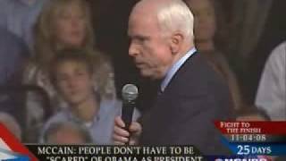 Mccain: Obama is a decent person"