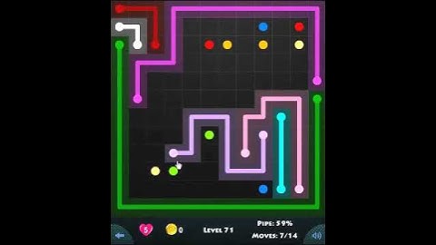 12 × 12 MANIA LEVEL 71 - FLOW GAME ON FACEBOOK Connect the dots