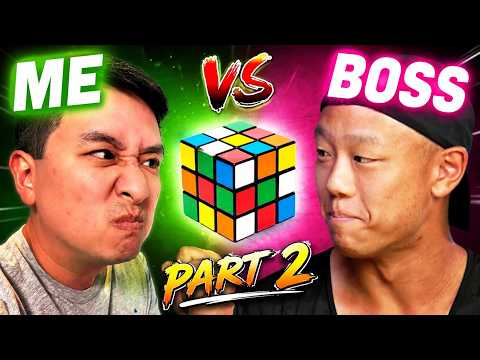I Challenged My Boss To A CUBE BATTLE 🥊 (AGAIN)