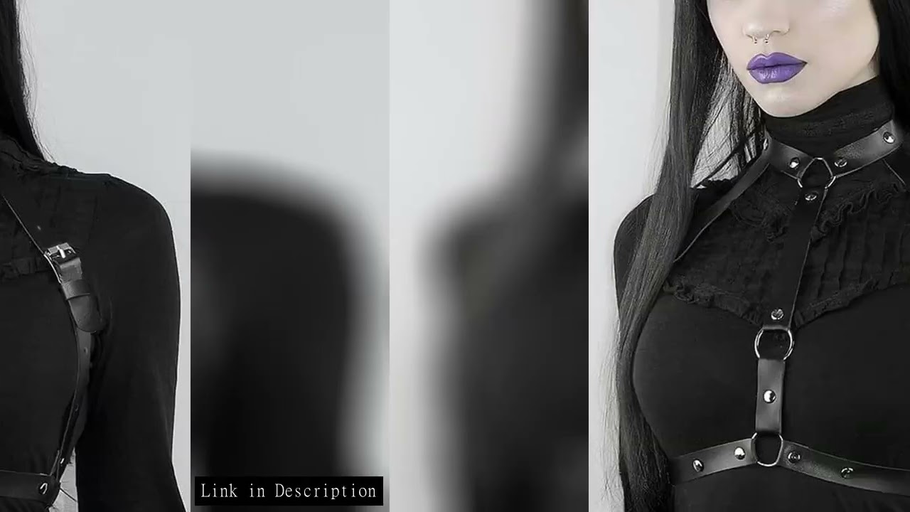 Fashion Belt Street Style Chest Harness Belt Suspenders for Women Decoration  Punk Rock Leather Belt