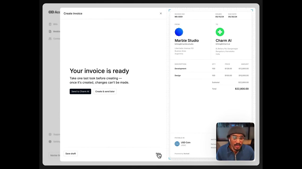 Accounts receivable - product walk-through